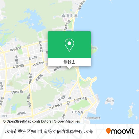 珠海市香洲区狮山街道综治信访维稳中心地图
