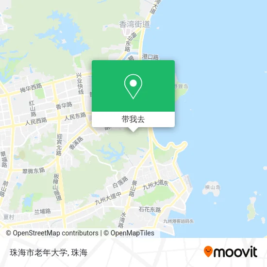 珠海市老年大学地图