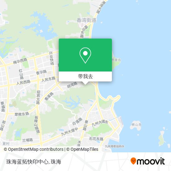 珠海蓝拓快印中心地图