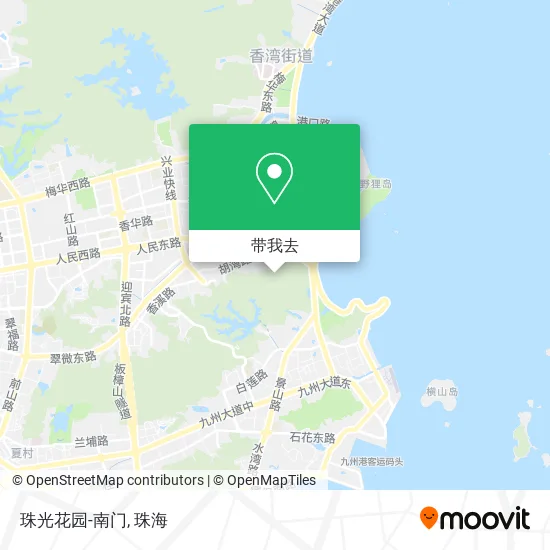 珠光花园-南门地图