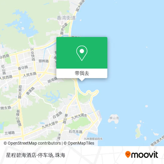 星程碧海酒店-停车场地图