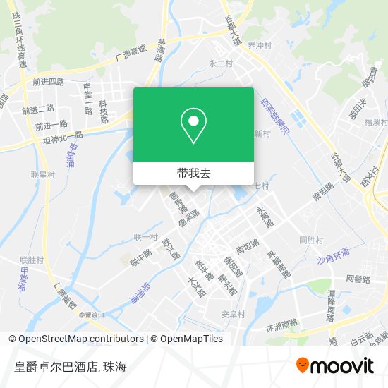 皇爵卓尔巴酒店地图
