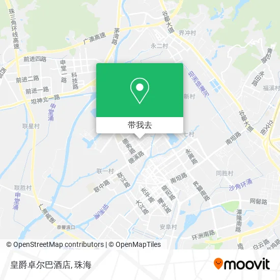 皇爵卓尔巴酒店地图