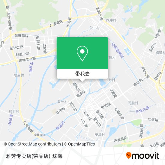 雅芳专卖店(荣品店)地图