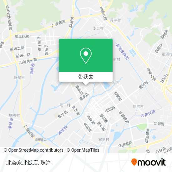 北荟东北饭店地图