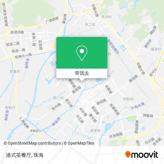 港式茶餐厅地图