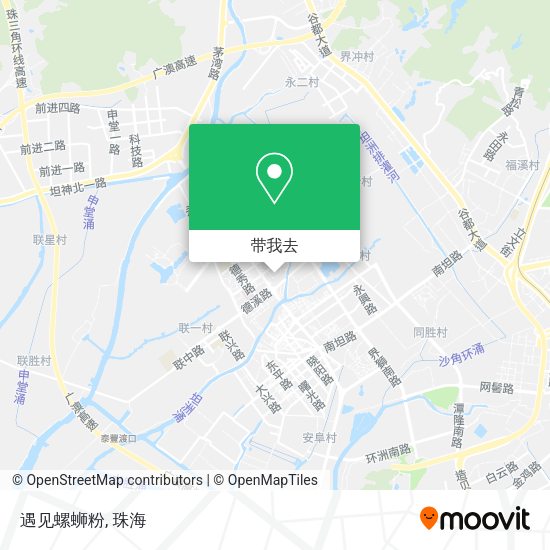 遇见螺蛳粉地图