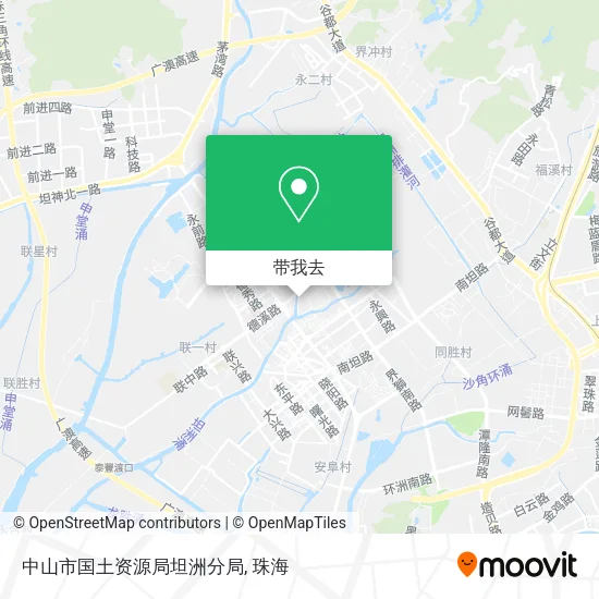 中山市国土资源局坦洲分局地图
