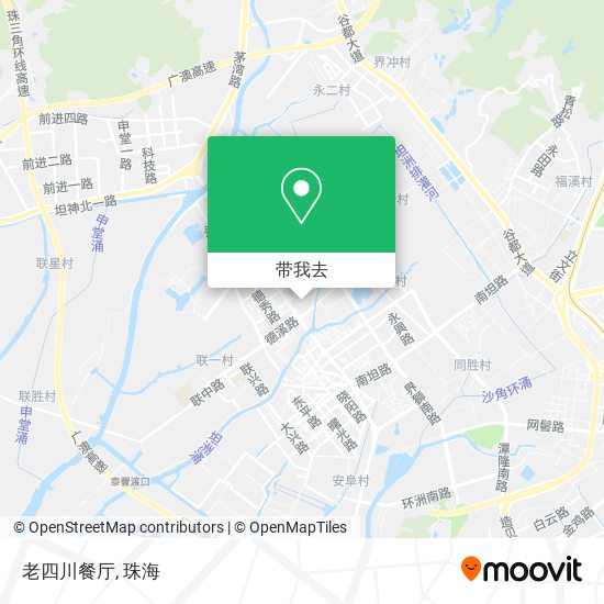 老四川餐厅地图