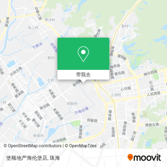 堡顺地产海伦堡店地图