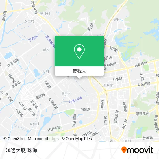鸿运大厦地图