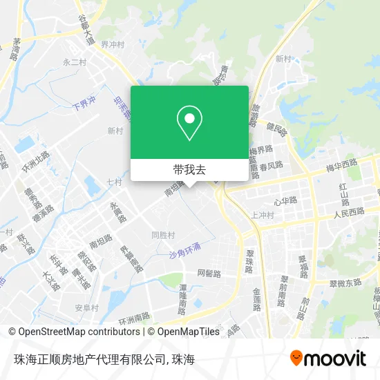 珠海正顺房地产代理有限公司地图