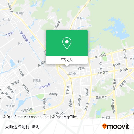 天顺达汽配行地图