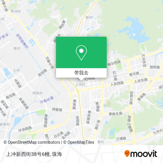 上冲新西街38号6幢地图
