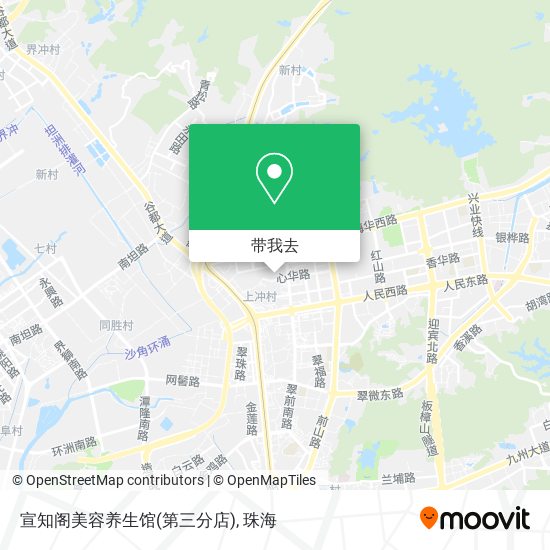 宣知阁美容养生馆(第三分店)地图