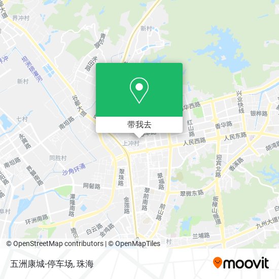 五洲康城-停车场地图