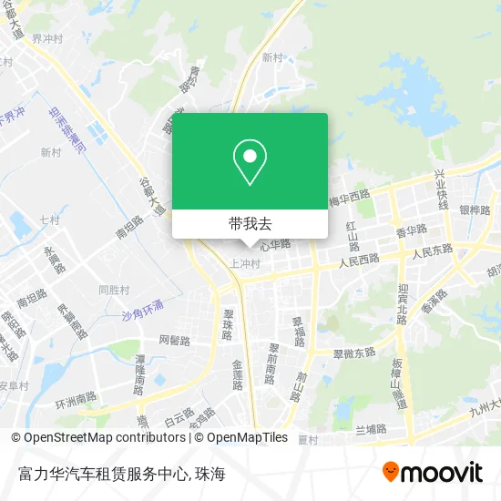 富力华汽车租赁服务中心地图