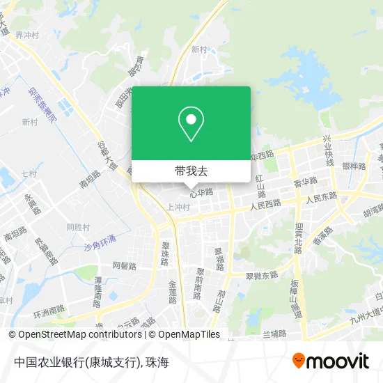 中国农业银行(康城支行)地图