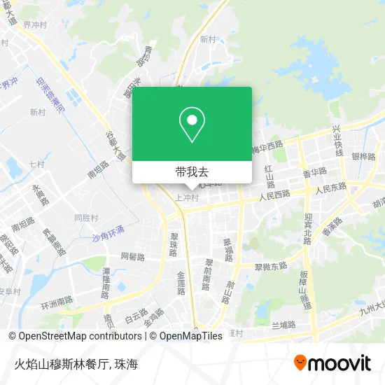 火焰山穆斯林餐厅地图