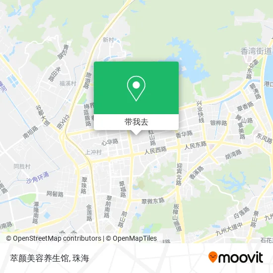 萃颜美容养生馆地图