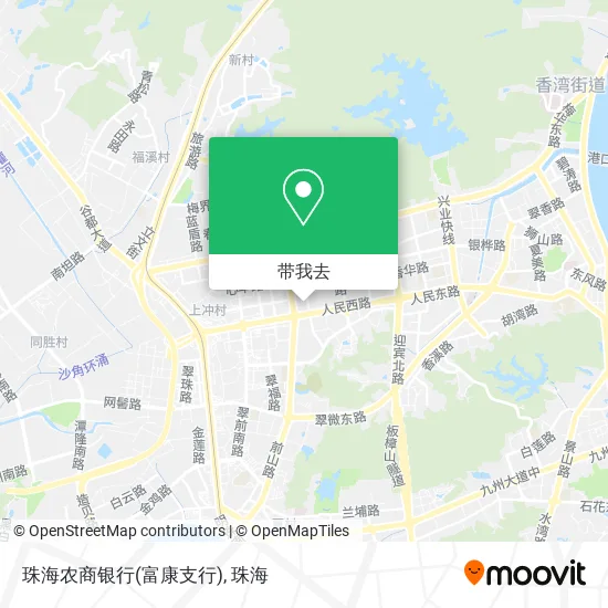 珠海农商银行(富康支行)地图