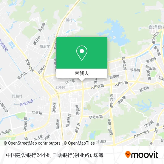 中国建设银行24小时自助银行(创业路)地图