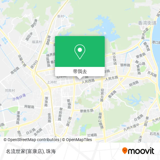 名流世家(富康店)地图