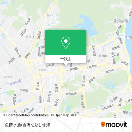 鱼情水族(香洲总店)地图