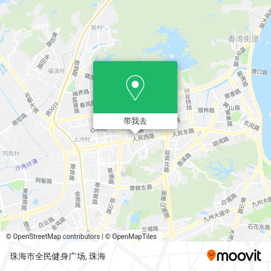 珠海市全民健身广场地图