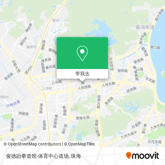俊德跆拳道馆-体育中心道场地图