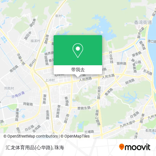 汇龙体育用品(心华路)地图