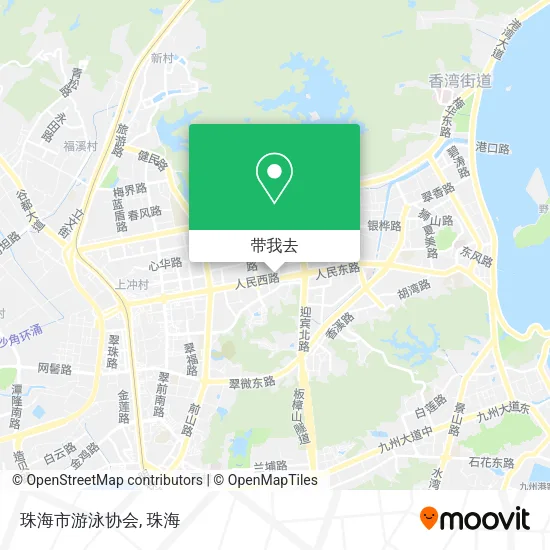 珠海市游泳协会地图