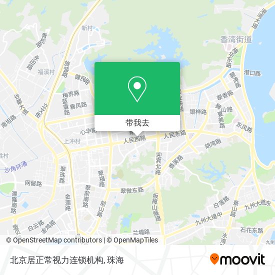 北京居正常视力连锁机构地图