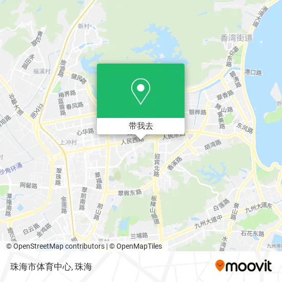 珠海市体育中心地图