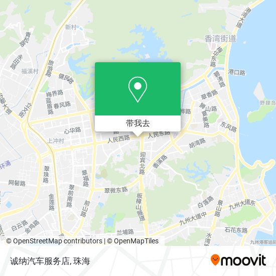 诚纳汽车服务店地图