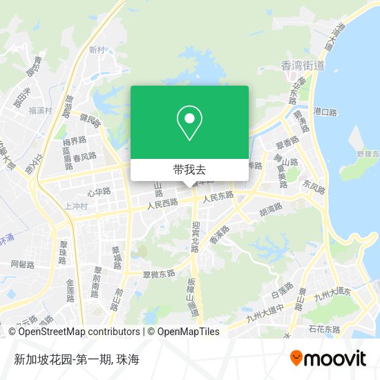 新加坡花园-第一期地图
