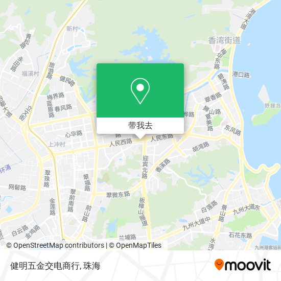 健明五金交电商行地图