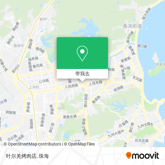 叶尔羌烤肉店地图