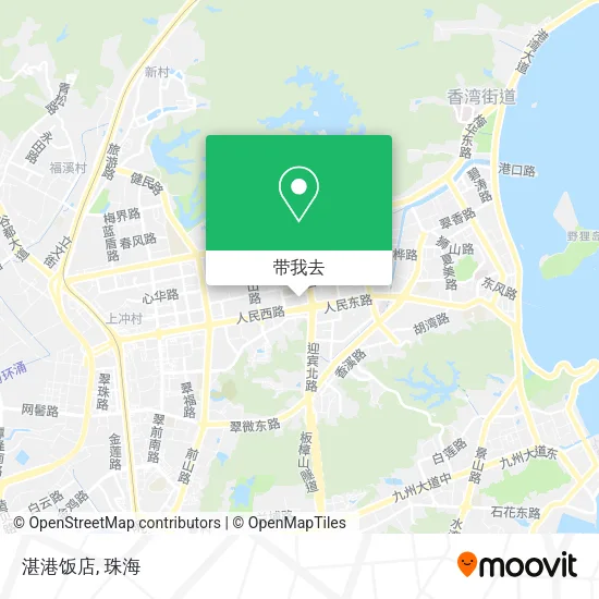 湛港饭店地图