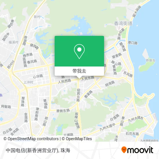 中国电信(新香洲营业厅)地图