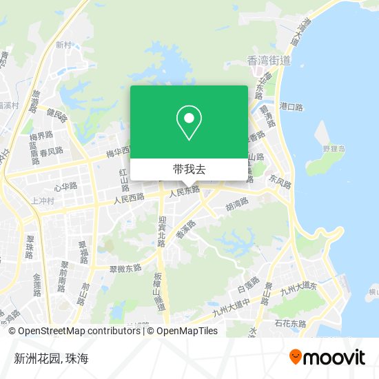 新洲花园地图