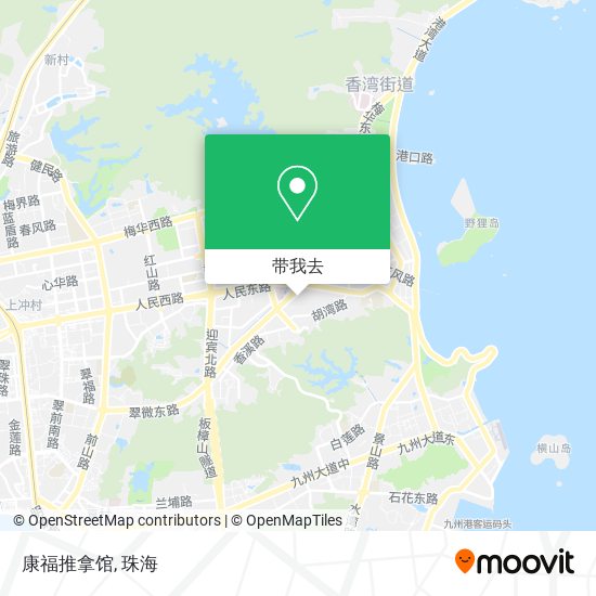 康福推拿馆地图