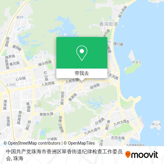 中国共产党珠海市香洲区翠香街道纪律检查工作委员会地图