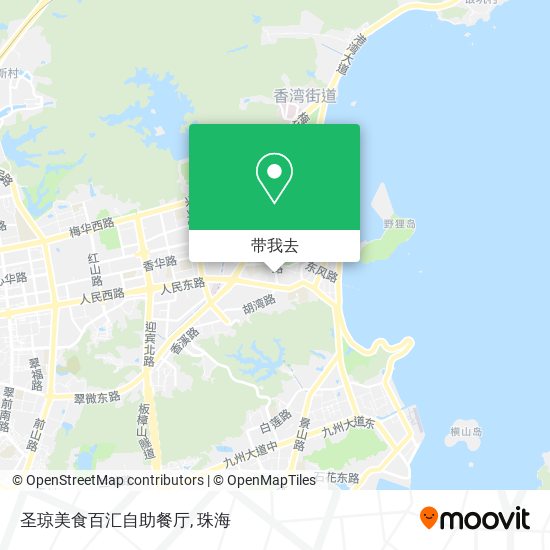 圣琼美食百汇自助餐厅地图