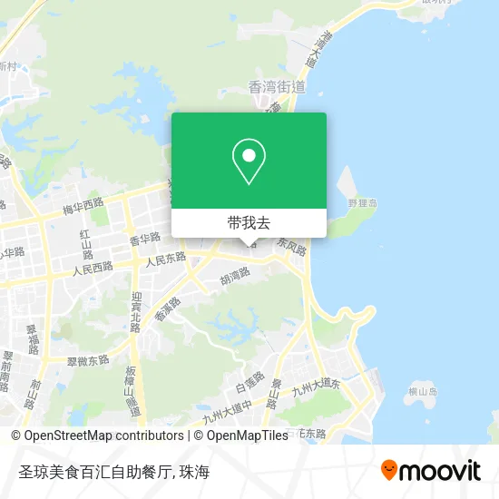 圣琼美食百汇自助餐厅地图