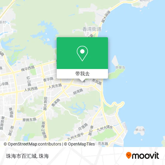 珠海市百汇城地图