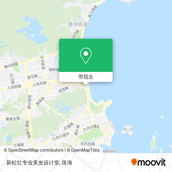 新虹红专业美发设计室地图