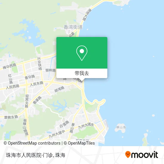 珠海市人民医院-门诊地图