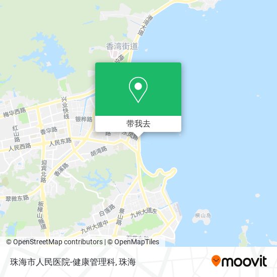 珠海市人民医院-健康管理科地图