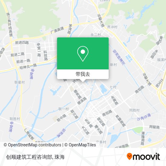 创顺建筑工程咨询部地图